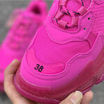 Balenciaga Triple S PLUM red