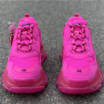 Balenciaga Triple S PLUM red