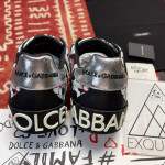 Dolce & Gabbana Portofino Sneaker Black Silver