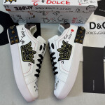 Dolce & Gabbana Portofino Sneaker with Crown