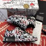 Dolce & Gabbana Portofino Sneaker Black Silver
