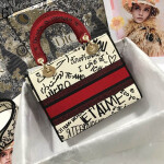 Dior white and red black