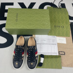 Gucci Ace Embroidered 'Bees And Stars'